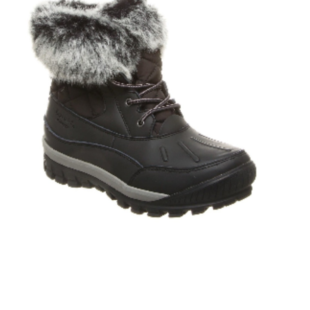 BEARPAW Becka Faux Fur Collar women’s boots sz  8M